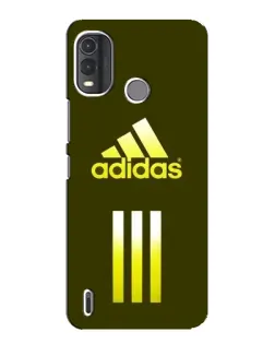 Чехол для Nokia G11 Plus с картинкой «Оливковый градиент Adidas»
