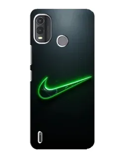 Чохол для Nokia G11 Plus з картинкою «Неоновий контур Nike»