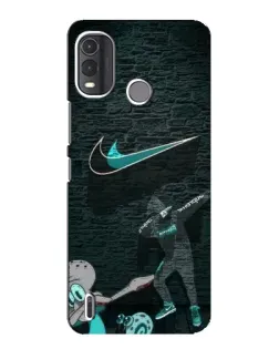 Чохол для Nokia G11 Plus з картинкою «Спортивний арт Nike»