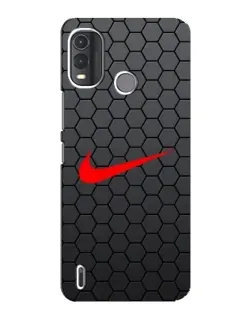 Чохол для Nokia G11 Plus з картинкою «Nike — карбонова сітка»