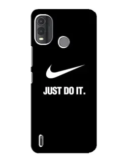 Чехол для Nokia G11 Plus с картинкой «Классический принт Nike»