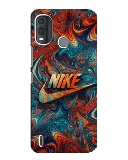 Чехол для Nokia G11 Plus с картинкой «Nike в абстракции»