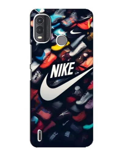 Чехол для Nokia G11 Plus с картинкой «Коллекция кроссовок Nike»