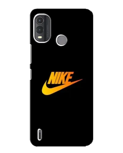Чехол для Nokia G11 Plus с картинкой «Золотой логотип Nike»