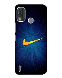 Чехол для Nokia G11 Plus с картинкой «Синий пульс Nike» Чехол для Nokia G11 Plus с картинкой «Синий пульс Nike»