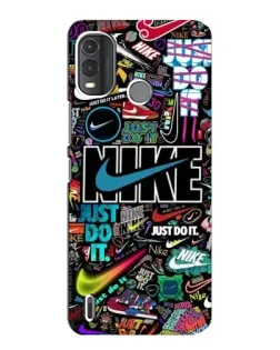 Чехол для Nokia G11 Plus с картинкой «Яркий коллаж Nike» Чехол для Nokia G11 Plus с картинкой «Яркий коллаж Nike»
