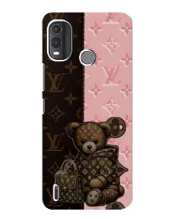 Чохол для Nokia G11 Plus з картинкою «Ведмедик у стилі LV»