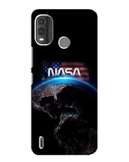 Чехол для Nokia G11 Plus с картинкой «Земля из космоса NASA»