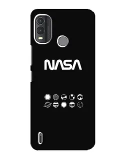 Чехол для Nokia G11 Plus с картинкой «NASA — технический принт»