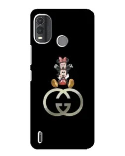 Чехол для Nokia G11 Plus с картинкой «Минни Маус на лого»