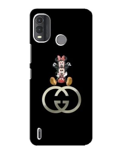 Чехол для Nokia G11 Plus с картинкой «Минни Маус на лого»