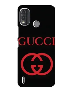 Чехол для Nokia G11 Plus с картинкой «Gucci — красный логотип»