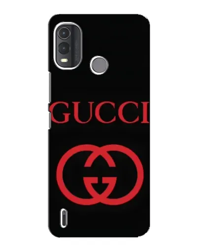 Чехол для Nokia G11 Plus с картинкой «Gucci — красный логотип»