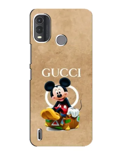 Чехол для Nokia G11 Plus с картинкой «Микки Маус Gucci — крафт»