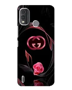 Чехол для Nokia G11 Plus с картинкой «Gucci — неоновая роза»