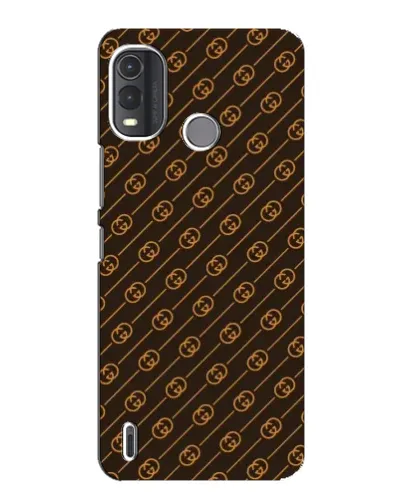 Чехол для Nokia G11 Plus с картинкой «Gucci — золотые диагонали»