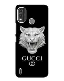 Чехол для Nokia G11 Plus с картинкой «Gucci — серебряный лев»