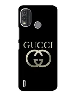 Чехол для Nokia G11 Plus с картинкой «Gucci — золото на черном»