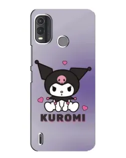 Чехол для Nokia G11 Plus с картинкой «Kuromi — фиолетовый арт»