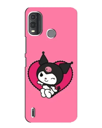Чехол для Nokia G11 Plus с картинкой «Kuromi — любовь в сердце»
