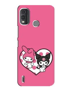 Чехол для Nokia G11 Plus с картинкой «Kuromi и My Melody»