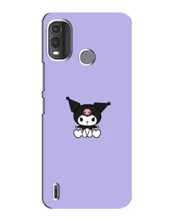 Чехол для Nokia G11 Plus с картинкой «Kuromi — фиолетовый минимализм»