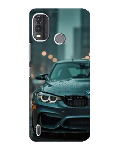Чехол для Nokia G11 Plus с картинкой «BMW в огнях города» Чехол для Nokia G11 Plus с картинкой «BMW в огнях города»