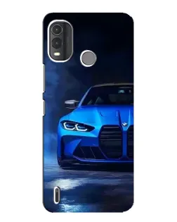 Чехол для Nokia G11 Plus с картинкой «Голубая BMW M4»