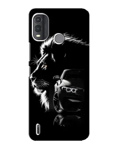 Чехол для Nokia G11 Plus с картинкой «BMW и лев» Чехол для Nokia G11 Plus с картинкой «BMW и лев»
