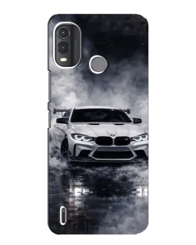 Чехол для Nokia G11 Plus с картинкой «BMW сквозь туман» Чехол для Nokia G11 Plus с картинкой «BMW сквозь туман»