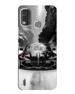 Чехол для Nokia G11 Plus с картинкой «BMW — акварельный дрифт» Чехол для Nokia G11 Plus с картинкой «BMW — акварельный дрифт»