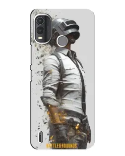 Чохол для Nokia G11 Plus з картинкою «PUBG — боєць у пилу»
