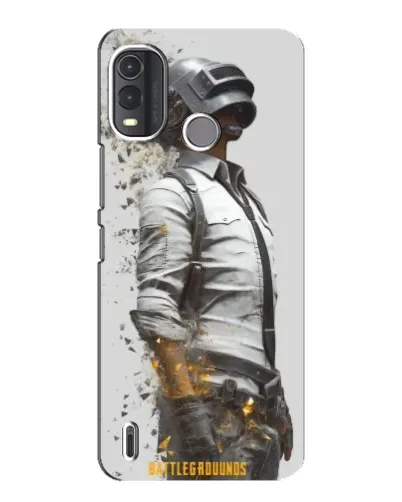 Чохол для Nokia G11 Plus з картинкою «PUBG — боєць у пилу»