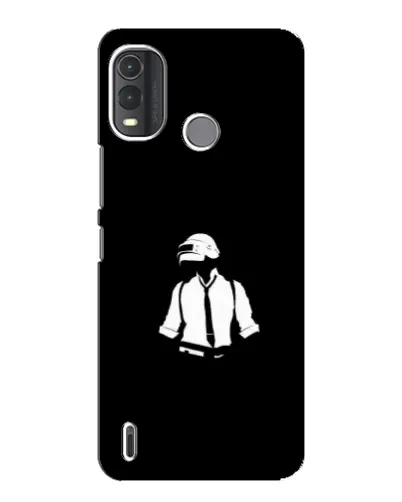 Чохол для Nokia G11 Plus з картинкою «PUBG — білий шолом»