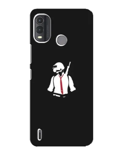 Чохол для Nokia G11 Plus з картинкою «PUBG — силует воїна»