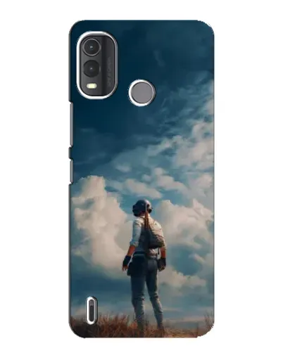 Чохол для Nokia G11 Plus з картинкою «Герой PUBG на скелі»