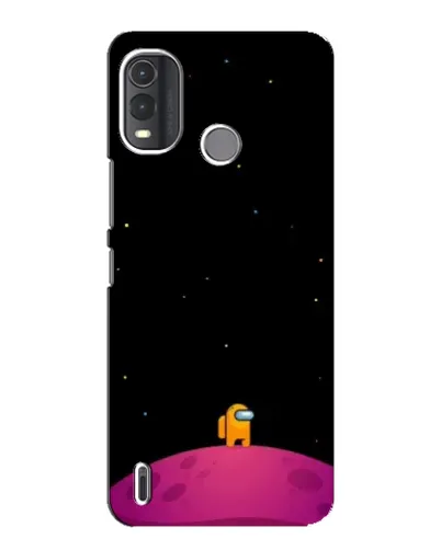 Чехол для Nokia G11 Plus с картинкой «Одинокий герой на планете»