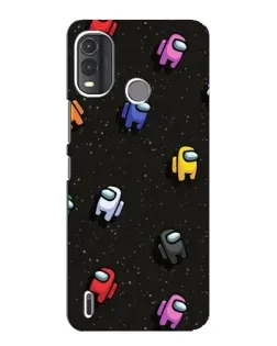 Чохол для Nokia G11 Plus з картинкою «Космічний патерн Among Us»