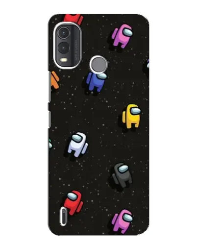 Чехол для Nokia G11 Plus с картинкой «Космический паттерн Among Us»