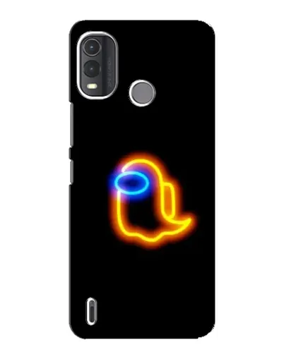Чехол для Nokia G11 Plus с картинкой «Among Us неоновое сияние»