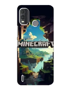 Чохол для Nokia G11 Plus з картинкою «Печера Майнкрафт»