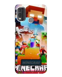 Чохол для Nokia G11 Plus з картинкою «Minecraft герої гри»
