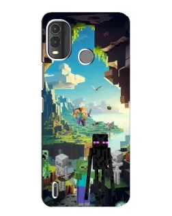 Чохол для Nokia G11 Plus з картинкою «Ендермен у лісі»