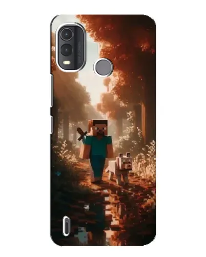 Чохол для Nokia G11 Plus з картинкою «Стів у лісі» Чохол для Nokia G11 Plus з картинкою «Стів у лісі»