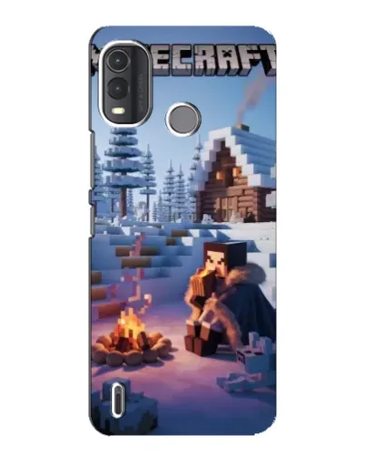 Чохол для Nokia G11 Plus з картинкою «Зимовий Minecraft» Чохол для Nokia G11 Plus з картинкою «Зимовий Minecraft»