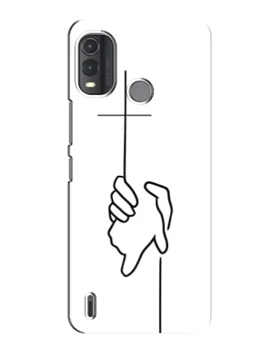 Чехол для Nokia G11 Plus с картинкой «Рука держит»