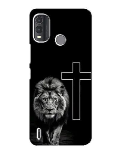 Чехол для Nokia G11 Plus с картинкой «Лев и Крест»