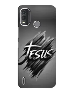 Чехол для Nokia G11 Plus с картинкой «Надпись Jesus Graffiti»