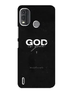 Чехол для Nokia G11 Plus с картинкой «GOD — Бог над всем»