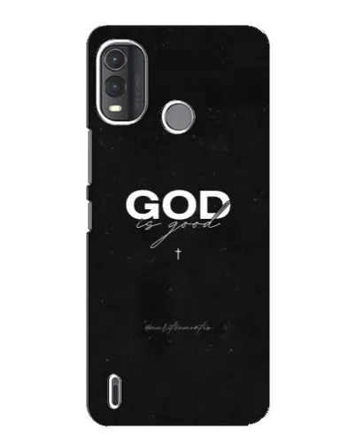 Чехол для Nokia G11 Plus с картинкой «GOD — Бог над всем»